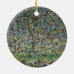 Décoration En Céramique L'arbre aux pommes (par Gustav Klimt)