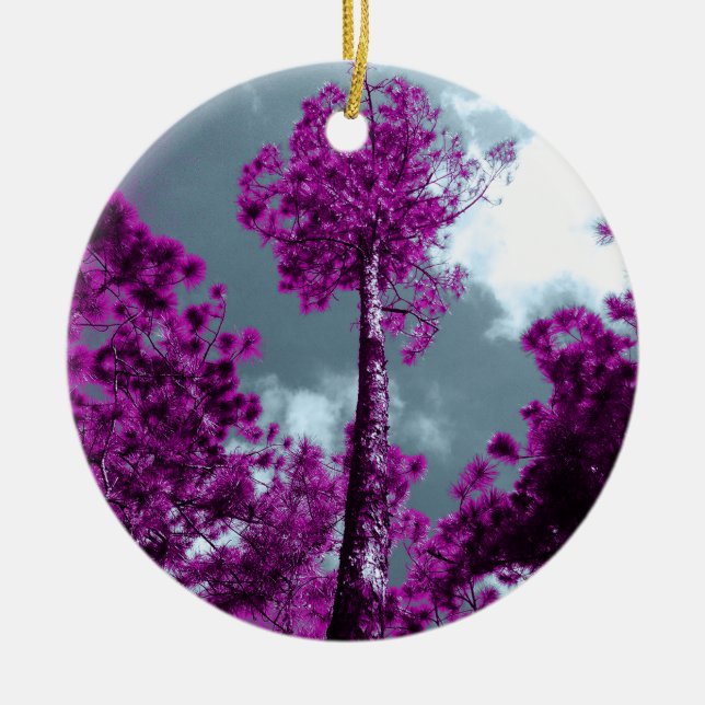 Décoration En Céramique L'arbre pourpre (Devant)