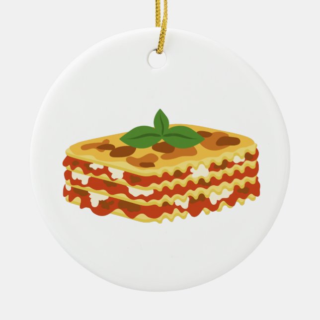 Décoration En Céramique Lasagne (Devant)