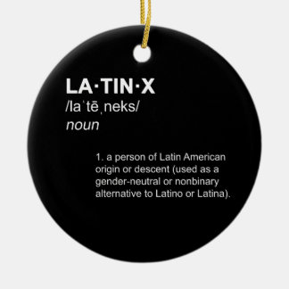 Décoration En Céramique LATINX Latino Latina Sexe Neutre Définition Hip