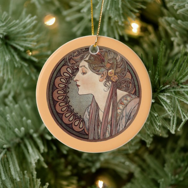 Décoration En Céramique Laurel par Alphonse Mucha (Arbre)
