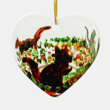 L'automne accumule l'art animal