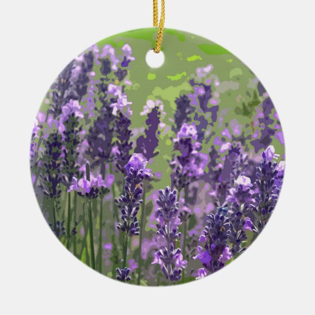 DÉCORATION EN CÉRAMIQUE LAVENDAR 1 (Devant)