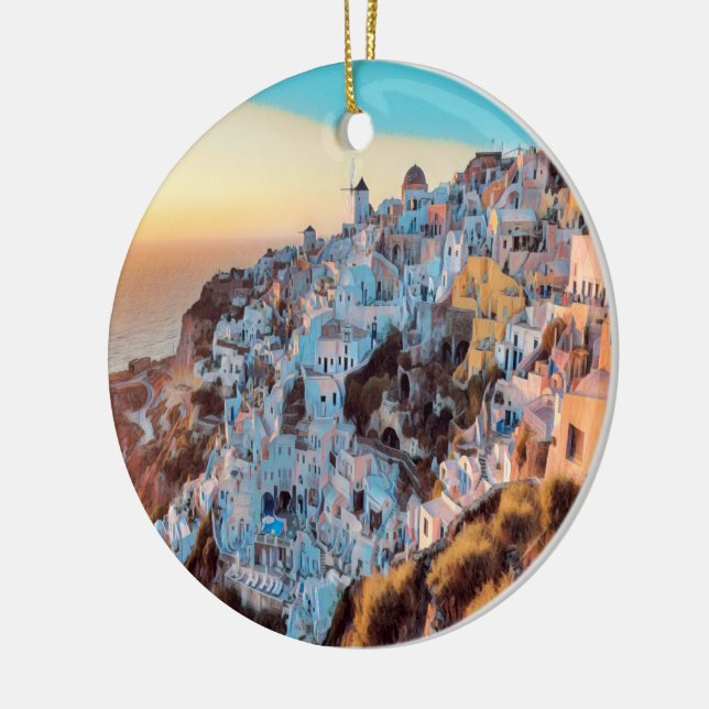 Décoration En Céramique ldp OIA - coucher de soleil - (Gauche)
