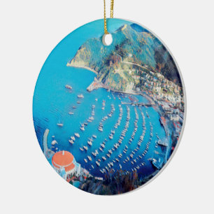 Décoration En Céramique ldp PÈRE NOËL CATALINA Island - Californie - por