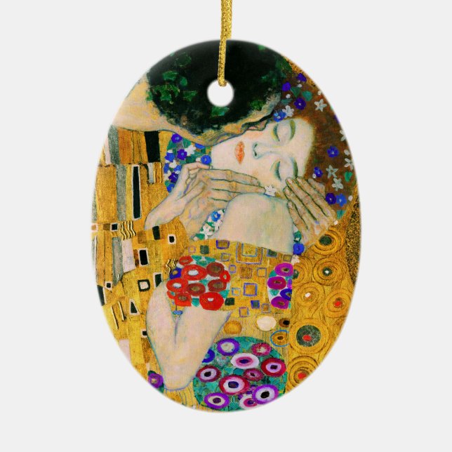 Décoration En Céramique Le baiser de Gustav Klimt (Devant)