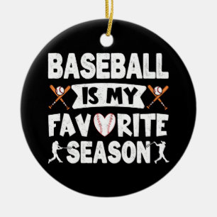 Décoration En Céramique Le baseball est ma saison préférée Vintage tendanc