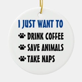 Décoration En Céramique Le café de boissons, animaux d'économies, prennent
