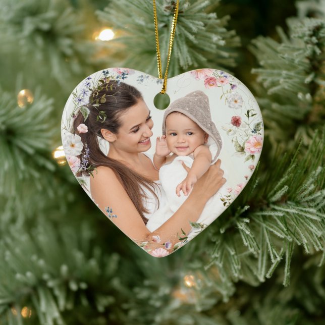 Décoration En Céramique Le cœur personnalisé préféré de Nanna (Arbre)