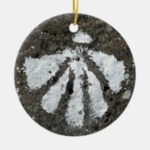 Décoration En Céramique Le feston Shell ornementent