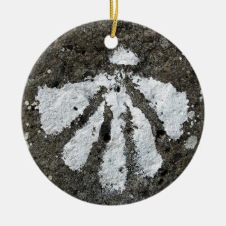 Décoration En Céramique Le feston Shell ornementent