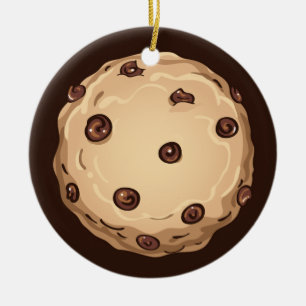 Décoration En Céramique Le gâteau aux pépites de chocolat ornemente le