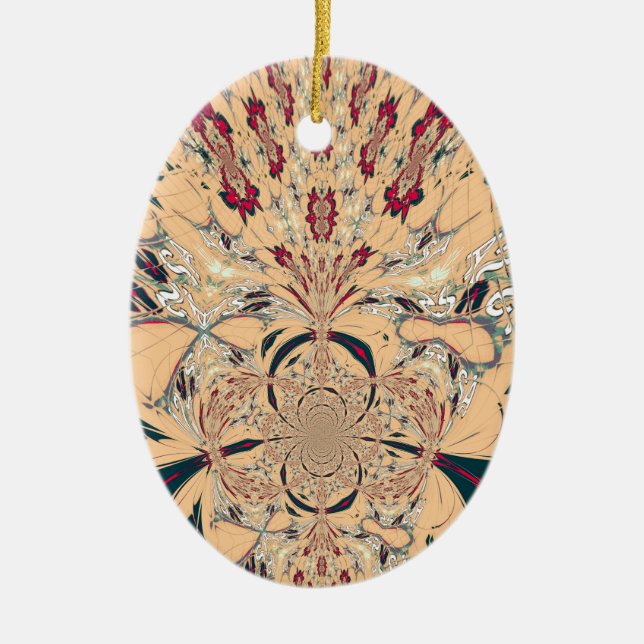 Décoration En Céramique Le Kaleidoscope Africain Vibrant : Un Plaisir Pais (Devant)