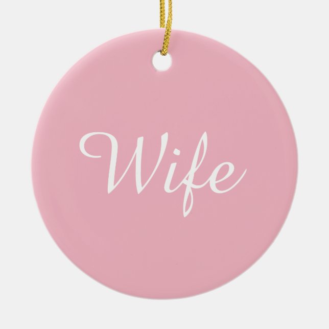 Décoration En Céramique Le meilleur script de définition de femme du monde (Devant)