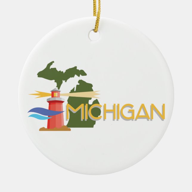 Décoration En Céramique Le Michigan (Devant)