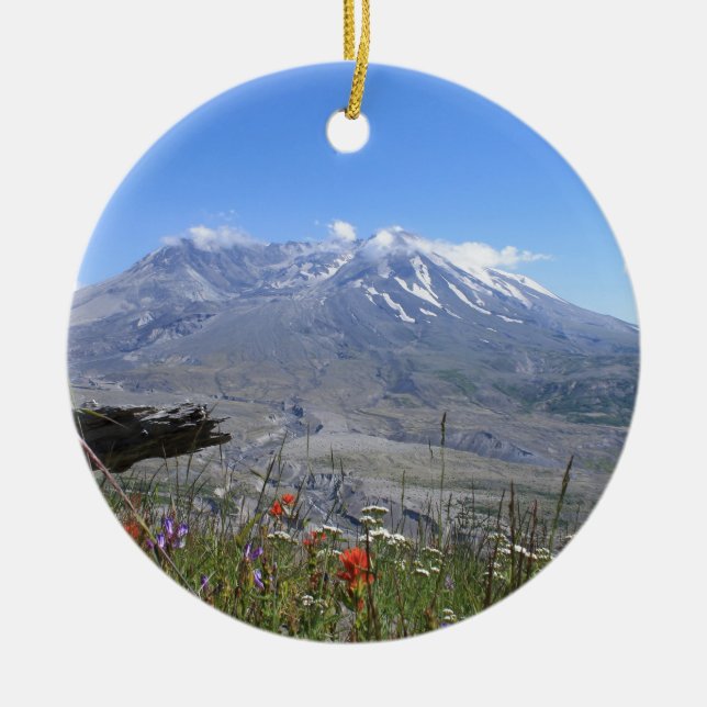 Décoration En Céramique Le Mont Saint Helens (Devant)
