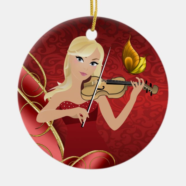 Décoration En Céramique Le musicien - SRF (Devant)