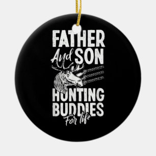 Décoration En Céramique Le Père Et Le Fils Chasse Les Épouses Pour La Vi