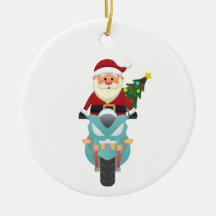 Le Père Noël en moto