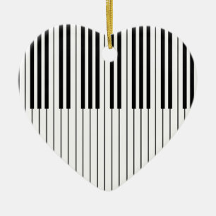 Décoration En Céramique Le piano verrouille blanc et noir ens ivoire