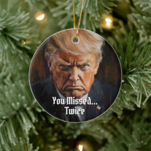 Décoration En Céramique Le président Donald J. Trump vous a manqué 2024