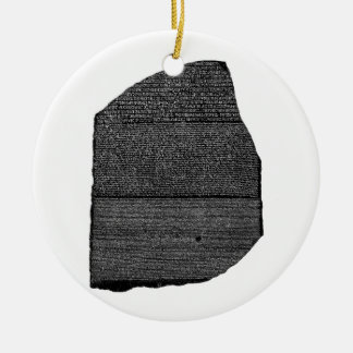 Décoration En Céramique Le Stele égyptien de granodiorite de pierre de