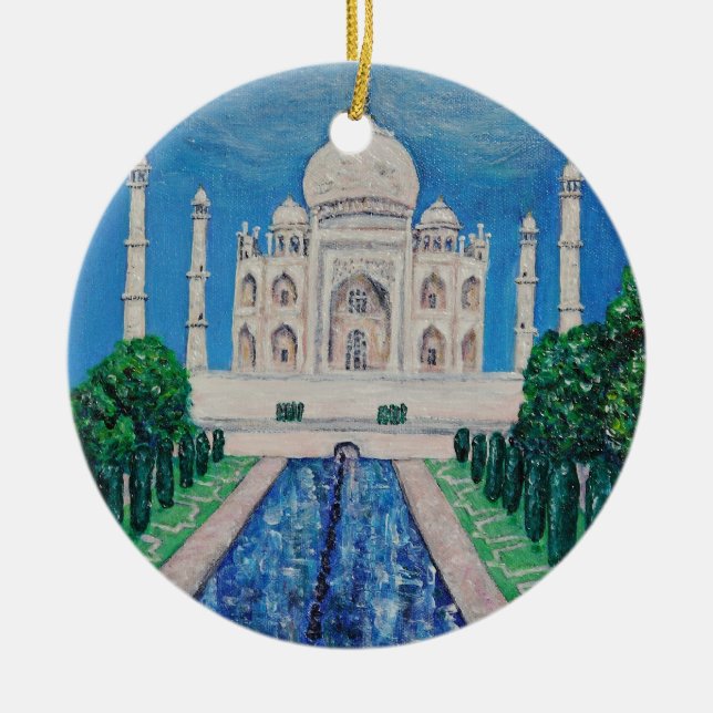 Décoration En Céramique Le Taj Mahal (Devant)