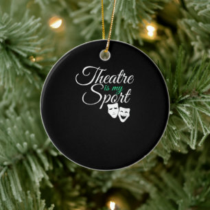 Décoration En Céramique Le Théâtre Est Mon Sport Théâtre Musical Acteu