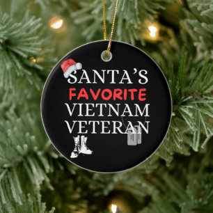 Décoration En Céramique Le Vietnamien vétéran préféré du Père Noël