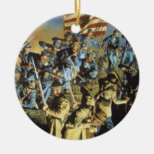 Décoration En Céramique Le vieux drapeau n'a jamais touché la terre