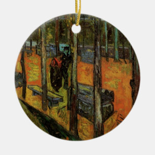 Décoration En Céramique Les Alyscamps (cimetière) par Vincent van Gogh