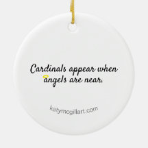 Les cardinaux apparaissent quand les anges sont pr