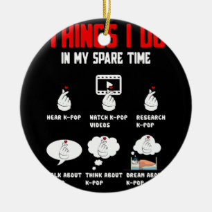 Décoration En Céramique Les choses que je fais dans mon temps libre Kpop M