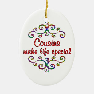 Décoration En Céramique Les Cousins rendent la vie spéciale