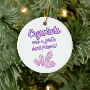 Décoration En Céramique Les cristaux mignons sont l'ornement du meilleur a