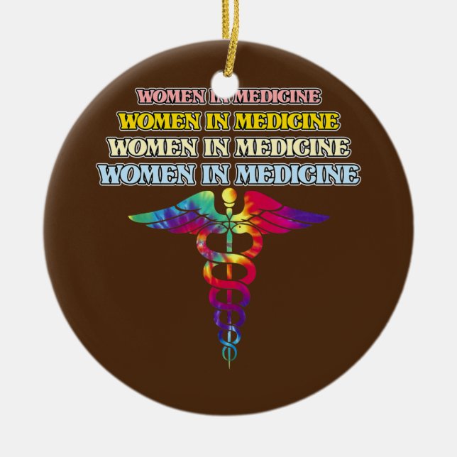 Décoration En Céramique Les Femmes En Médecine Étudiantes Médicales (Devant)