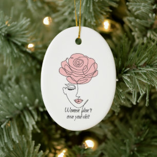 Décoration En Céramique Les femmes ne vous doivent pas l'ornement