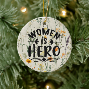Décoration En Céramique les femmes sont un héros