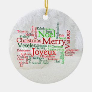 Décoration En Céramique Les Fêtes De Noël Dans Le Monde Entier