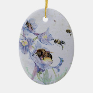 Décoration En Céramique "Les genoux des abeilles"