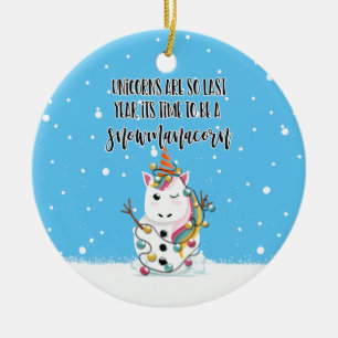 Décoration En Céramique les licornes sont une blague drôle de dernière a