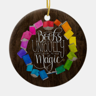 Décoration En Céramique Les livres sont magiques