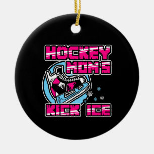 Décoration En Céramique Les mamans de hockey se jettent sur la glace