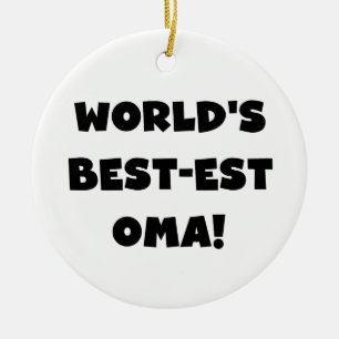 Décoration En Céramique Les meilleurs cadeaux Oma Noir ou Blanc du monde