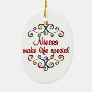 Décoration En Céramique Les Nièces rendent la vie spéciale