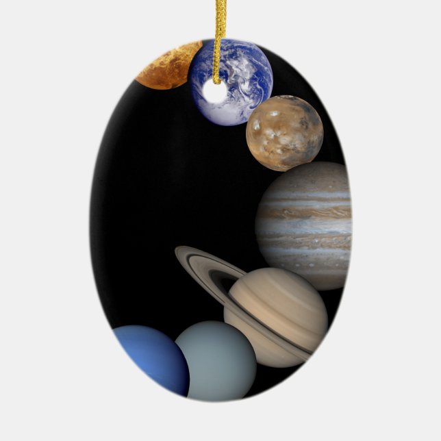 Décoration En Céramique Les planètes du système solaire (Devant)