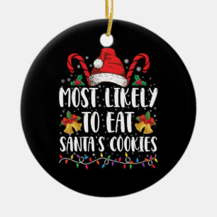 Décoration En Céramique Les Plus Susceptibles De Manger Père Noël Cookies