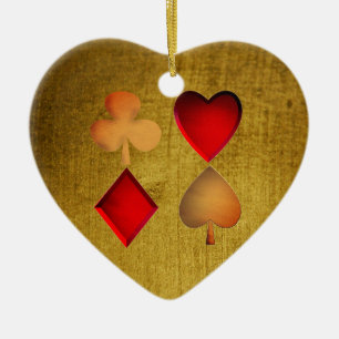 Décoration En Céramique Les quatre costumes,