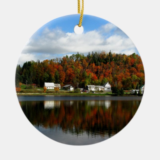 Décoration En Céramique L'étang de Joe - Danville, Vermont (Devant)