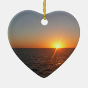 Décoration En Céramique Lever du soleil à Sea III Océan Horizon